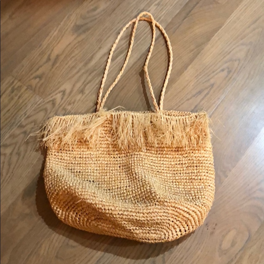 Bujibaja straw beach tote